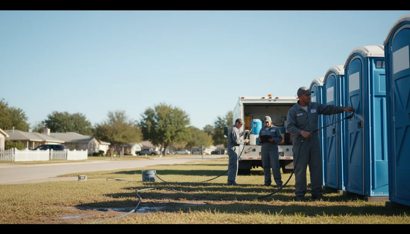 Long-Term Portable Toilet Rental in Bennett, IA near me